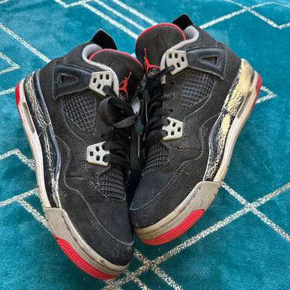 JORDAN 4 BRED 2012 (GS) UK4 *PRE-LOVED*