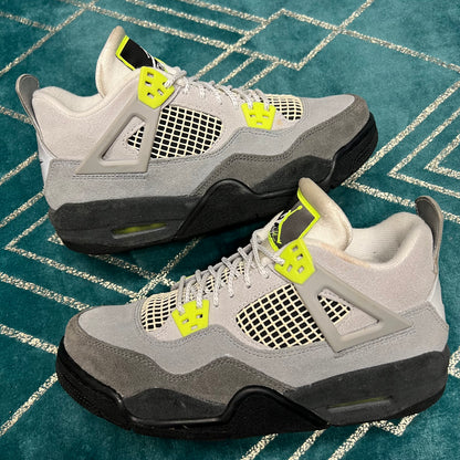 JORDAN 4 NEON 95 (GS) UK5.5 *PRE-LOVED*