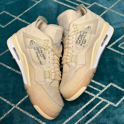 JORDAN 4 OFF-WHITE SAIL UK7.5 *PRE-LOVED*