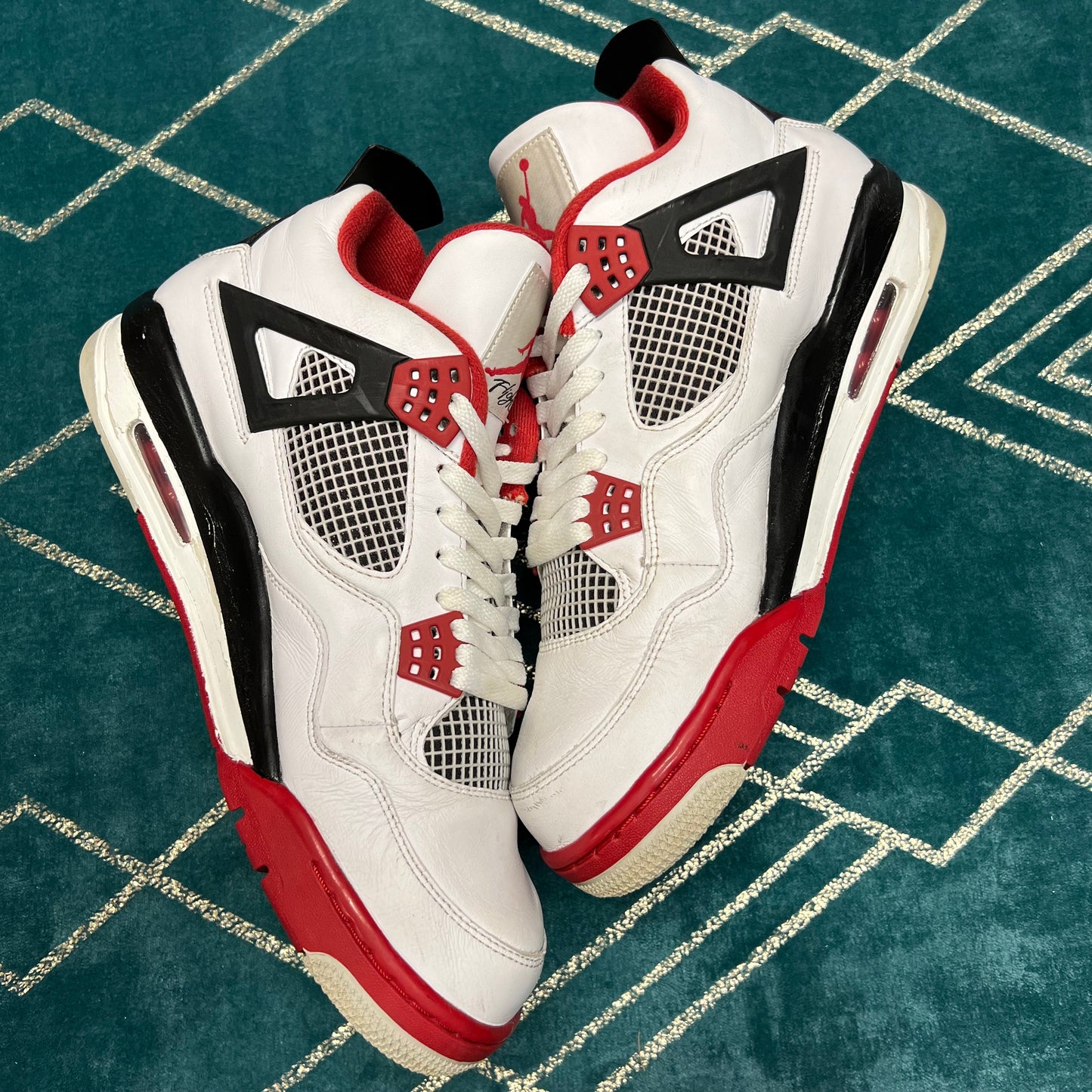 JORDAN 4 FIRE RED 2012 UK11 *PRE-LOVED*