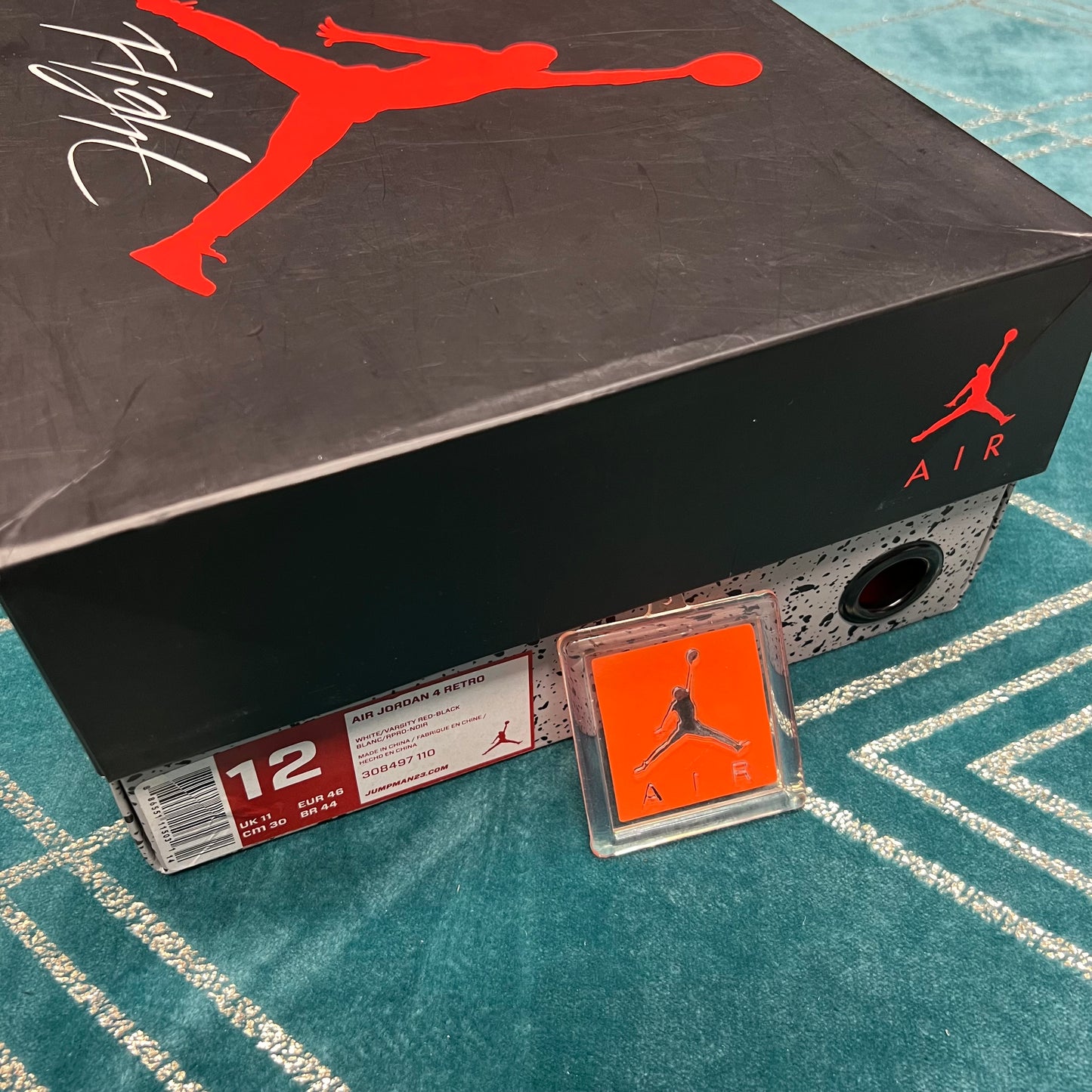 JORDAN 4 FIRE RED 2012 UK11 *PRE-LOVED*