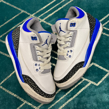 JORDAN 3 RACER BLUE UK3.5 *PRE-LOVED*