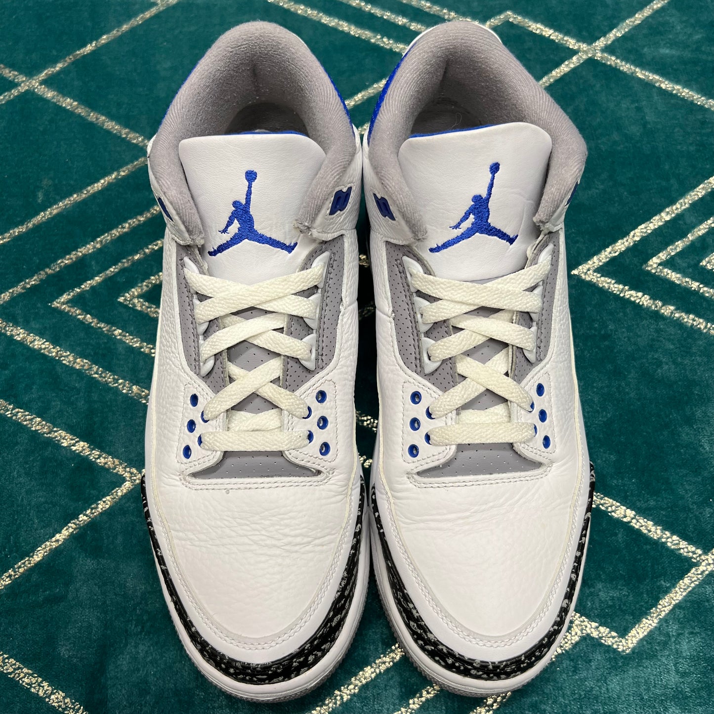 JORDAN 3 RACER BLUE UK8.5 *PRE-LOVED*