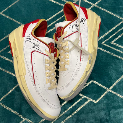 JORDAN 2 LOW OFF-WHITE SAIL UK9.5 *PRE-LOVED*