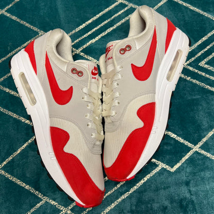 AIR MAX 1 ANNIVERSARY RED 2017 UK9 *PRE-LOVED*