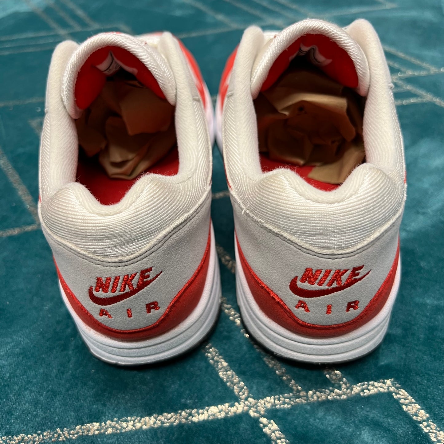 AIR MAX 1 ANNIVERSARY RED 2017 UK9 *PRE-LOVED*