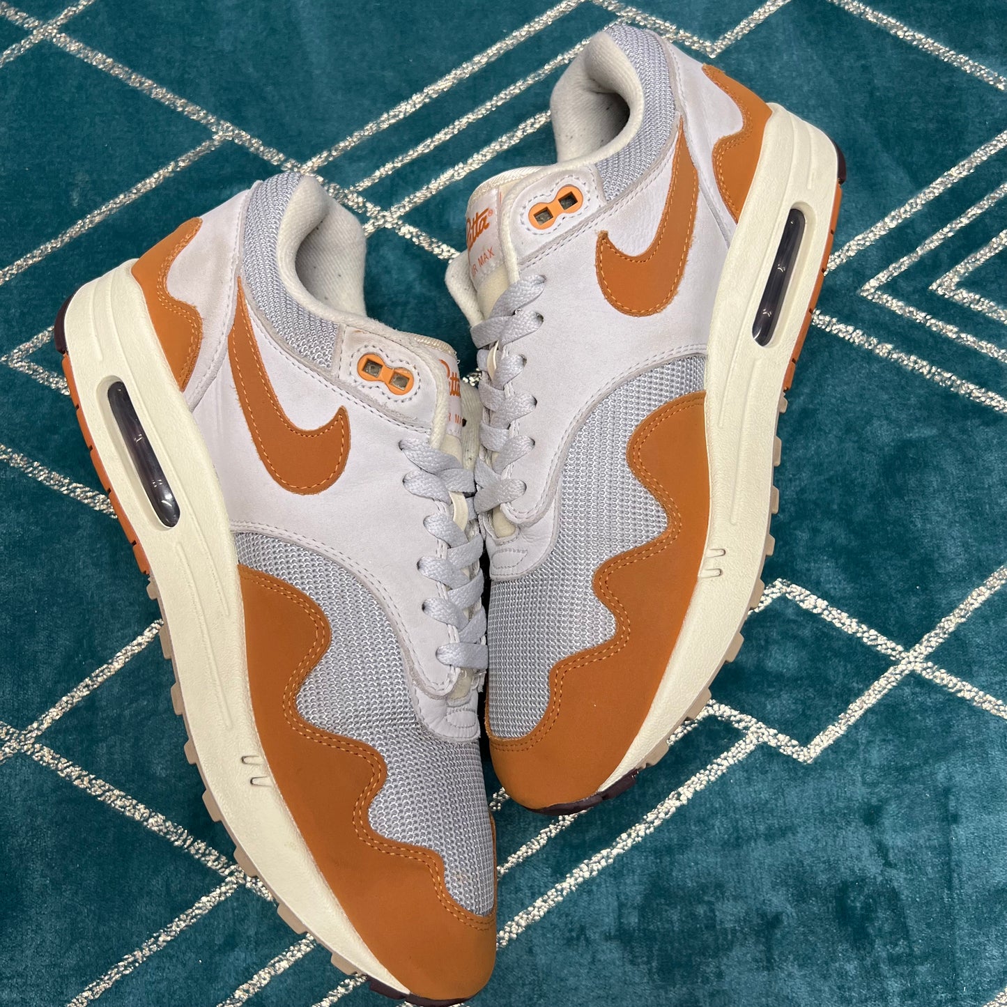 AIR MAX 1 PATTA MONARCH UK9.5 *PRE-LOVED*