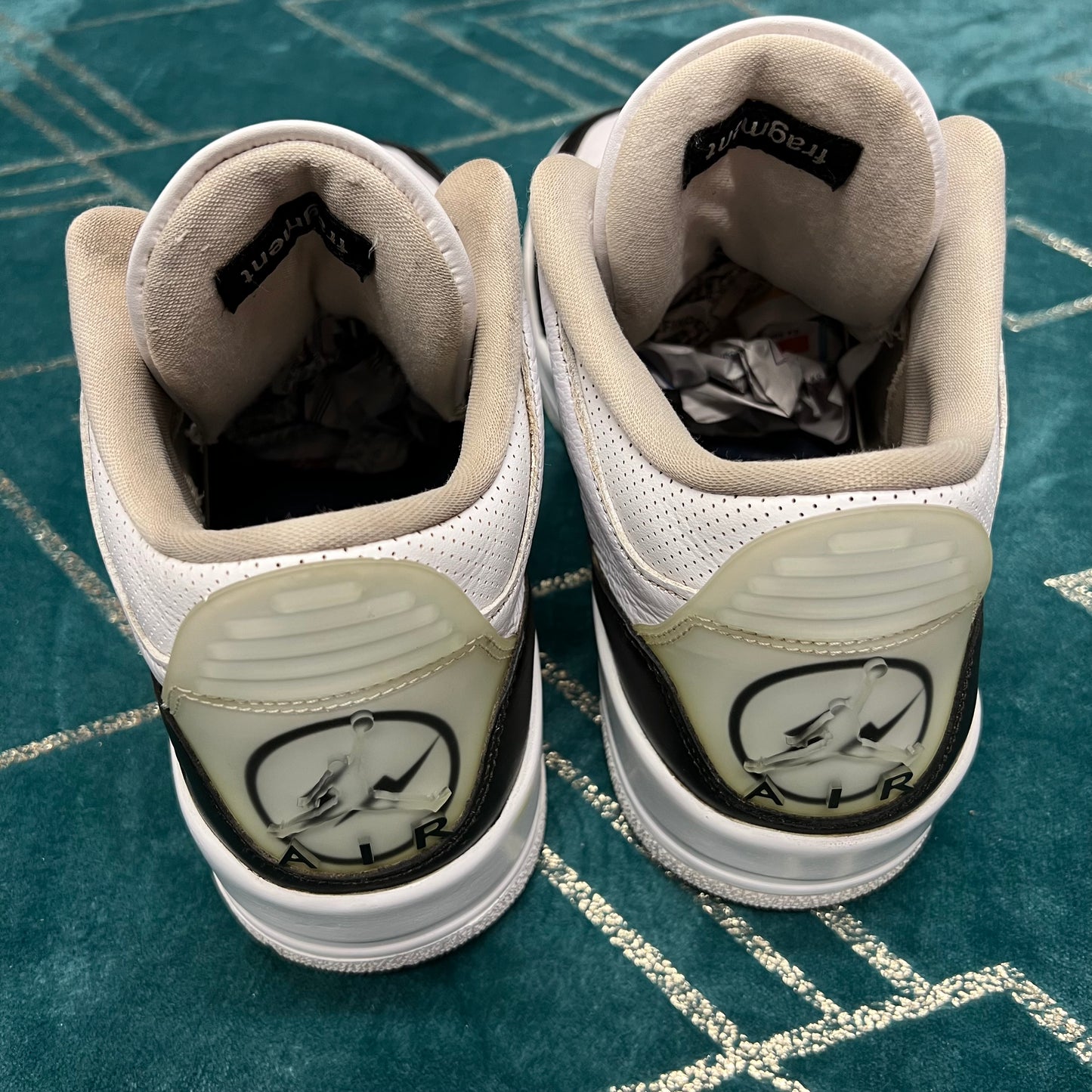 JORDAN 3 FRAGMENT WHITE UK11 *PRE-LOVED*