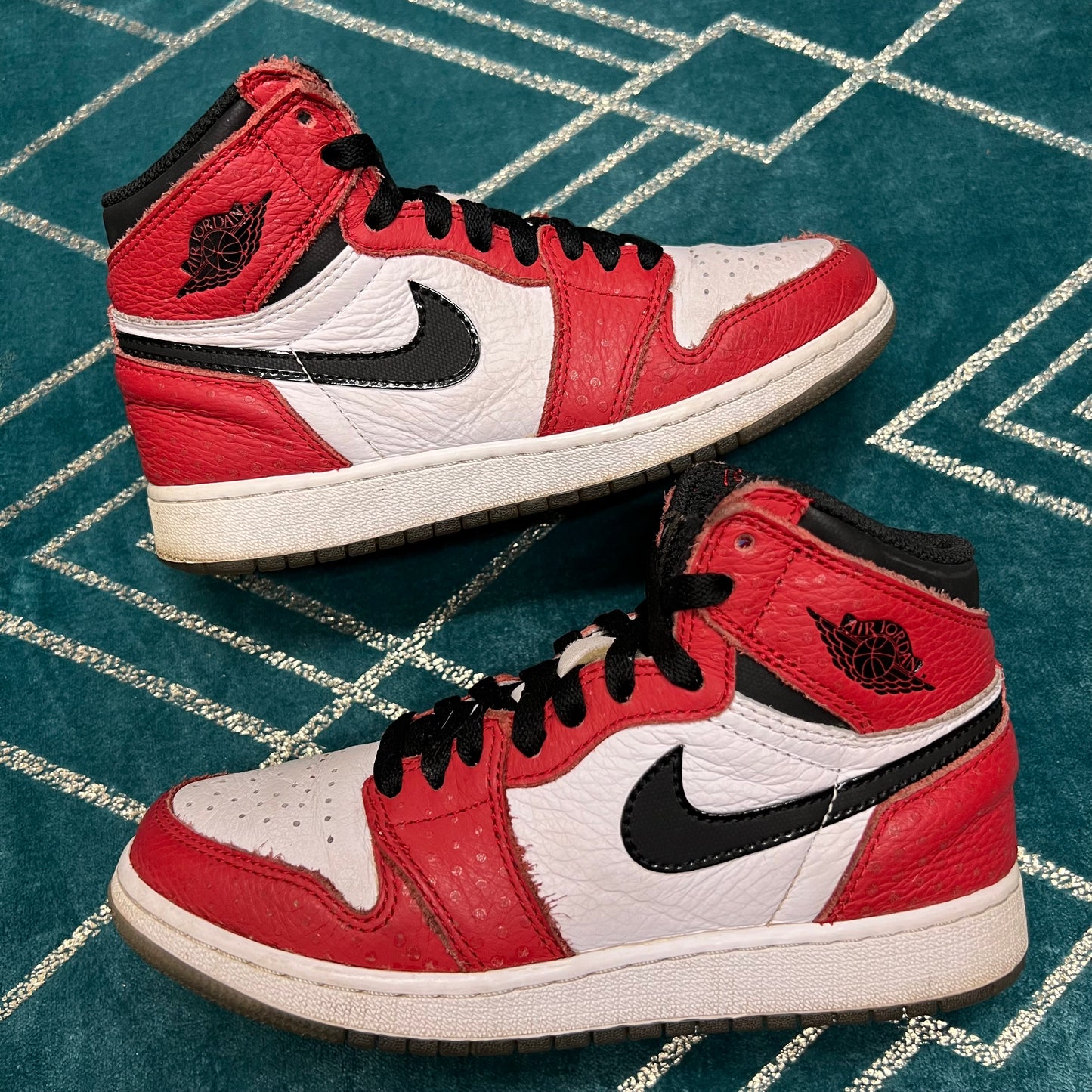 JORDAN 1 HIGH ORIGIN STORY (GS) UK3.5 *PRE-LOVED*