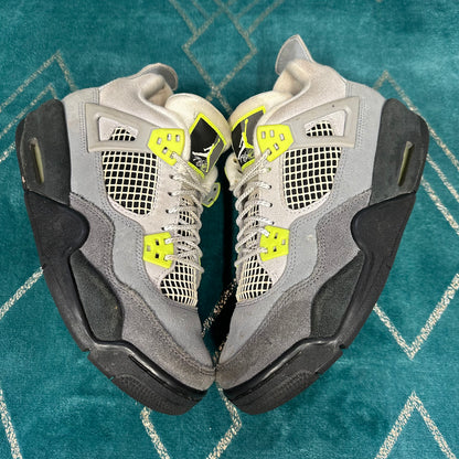 JORDAN 4 NEON 95 (GS) UK5.5 *PRE-LOVED*