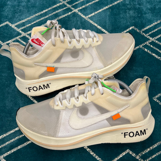 NIKE ZOOMFLY OFF-WHITE OG THE TEN UK10 *PRE-LOVED*