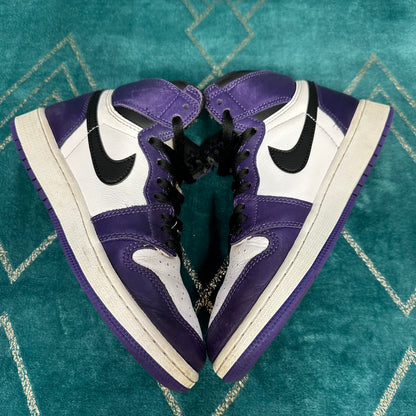 JORDAN 1 HIGH COURT PURPLE 2.0 (GS) UK5 *PRE-LOVED*