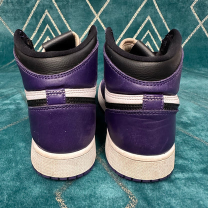 JORDAN 1 HIGH COURT PURPLE 2.0 (GS) UK5 *PRE-LOVED*