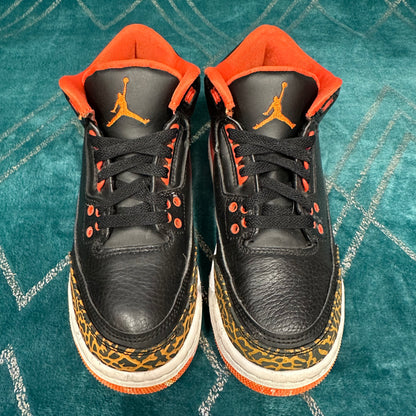 JORDAN 3 KUMQUAT (GS) UK4 *PRE-LOVED*