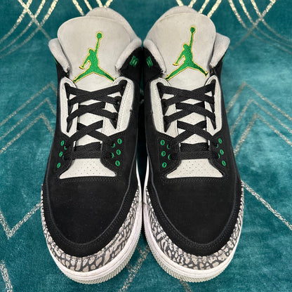 JORDAN 3 PINE GREEN UK12 *PRE-LOVED*