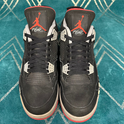 JORDAN 4 BRED 2012 UK9 *PRE-LOVED*