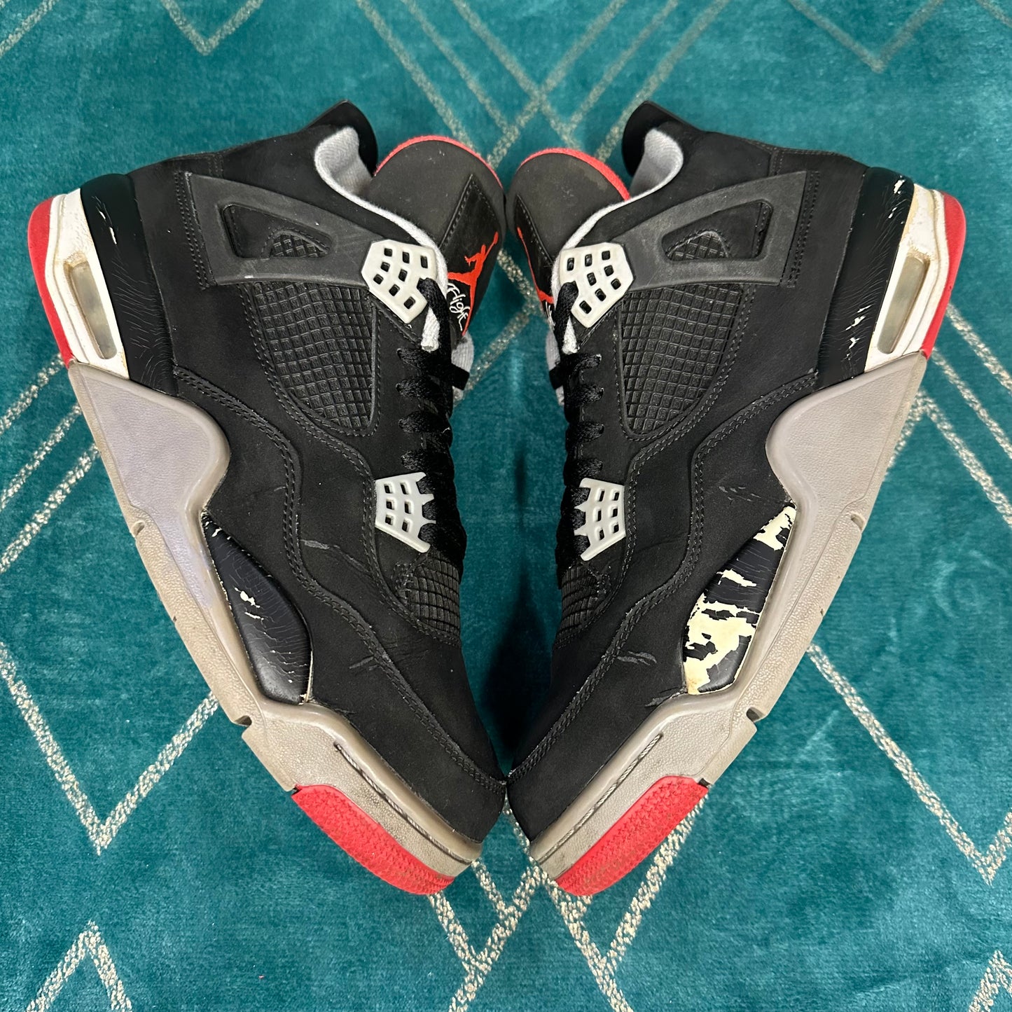 JORDAN 4 BRED 2012 UK9 *PRE-LOVED*