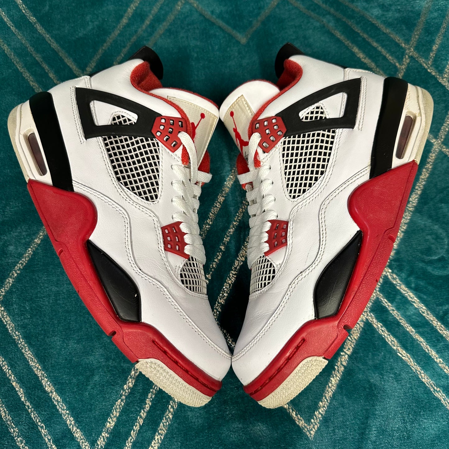 JORDAN 4 FIRE RED 2012 UK7 *PRE-LOVED*