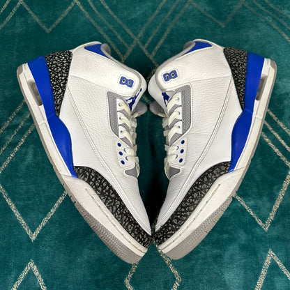 JORDAN 3 RACER BLUE UK12 *PRE-LOVED*