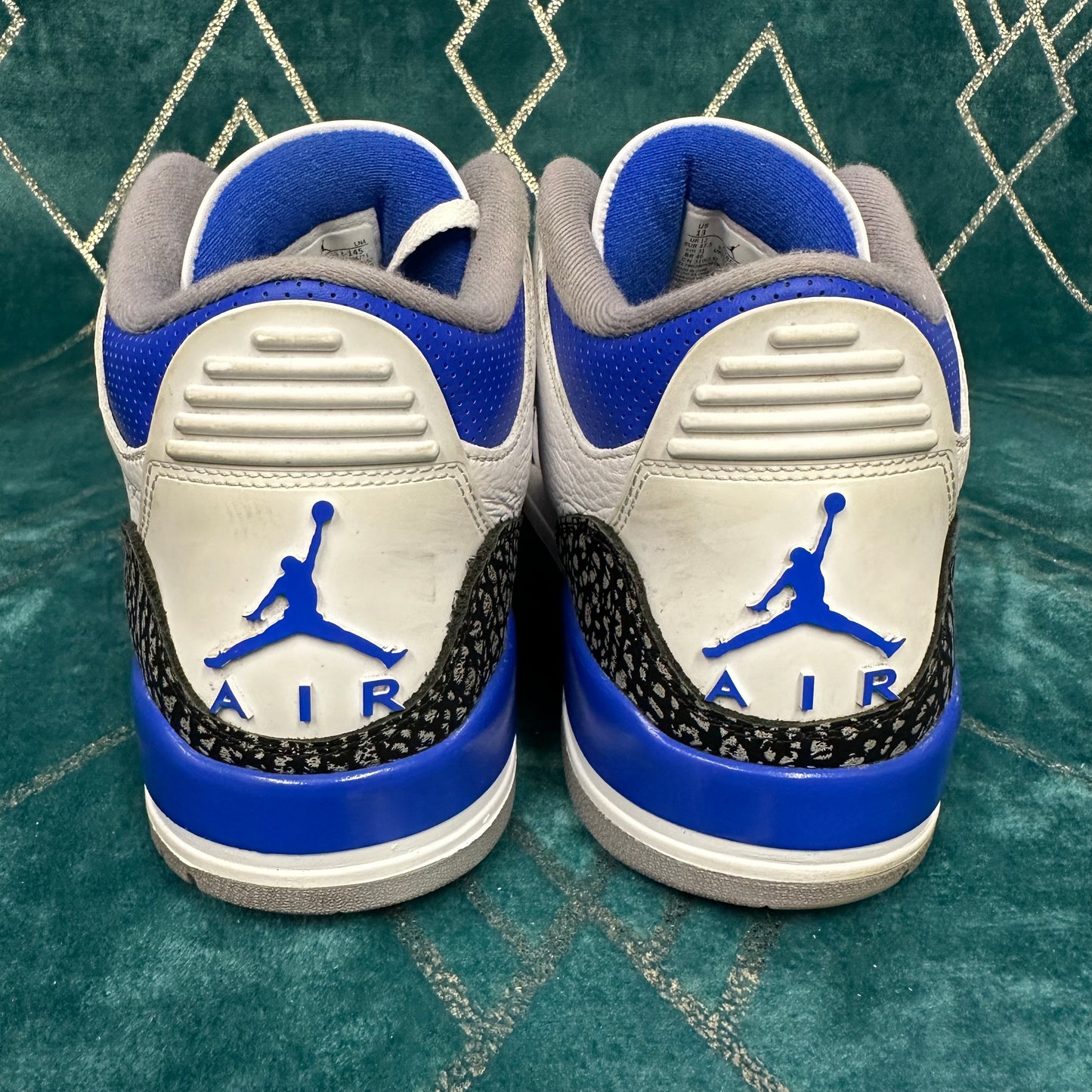 JORDAN 3 RACER BLUE UK12 *PRE-LOVED*