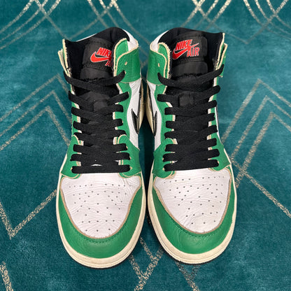 JORDAN 1 LUCKY GREEN (W) UK6 *PRE-LOVED*