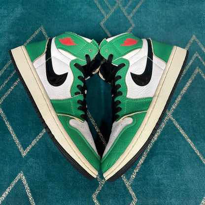 JORDAN 1 LUCKY GREEN (W) UK6 *PRE-LOVED*