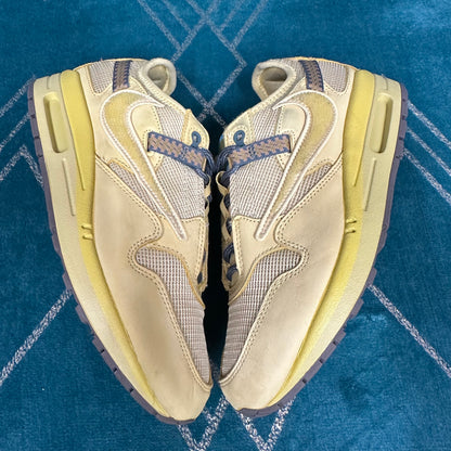 AIR MAX 1 TRAVIS SCOTT SATURN GOLD UK6 *PRE-LOVED*