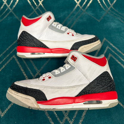 JORDAN 3 FIRE RED 2013 (GS) UK5.5 *PRE-LOVED*