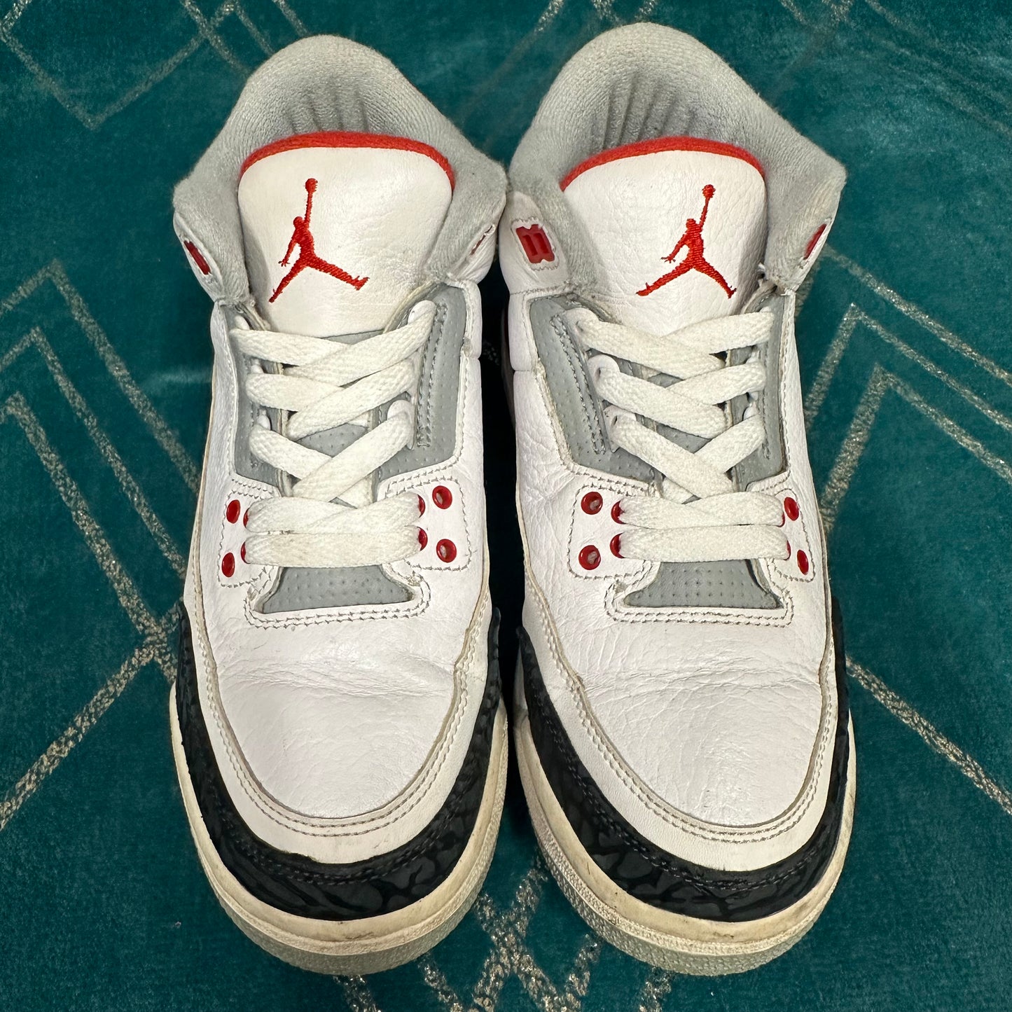 JORDAN 3 FIRE RED 2013 (GS) UK5.5 *PRE-LOVED*