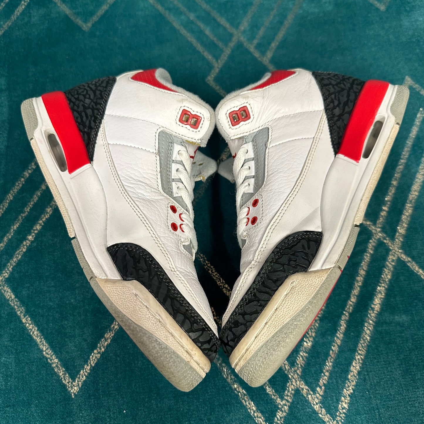 JORDAN 3 FIRE RED 2013 (GS) UK5.5 *PRE-LOVED*