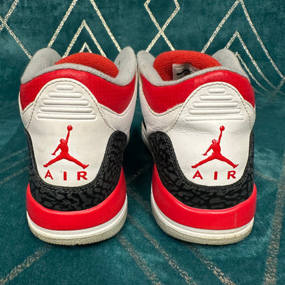 JORDAN 3 FIRE RED 2013 (GS) UK5.5 *PRE-LOVED*