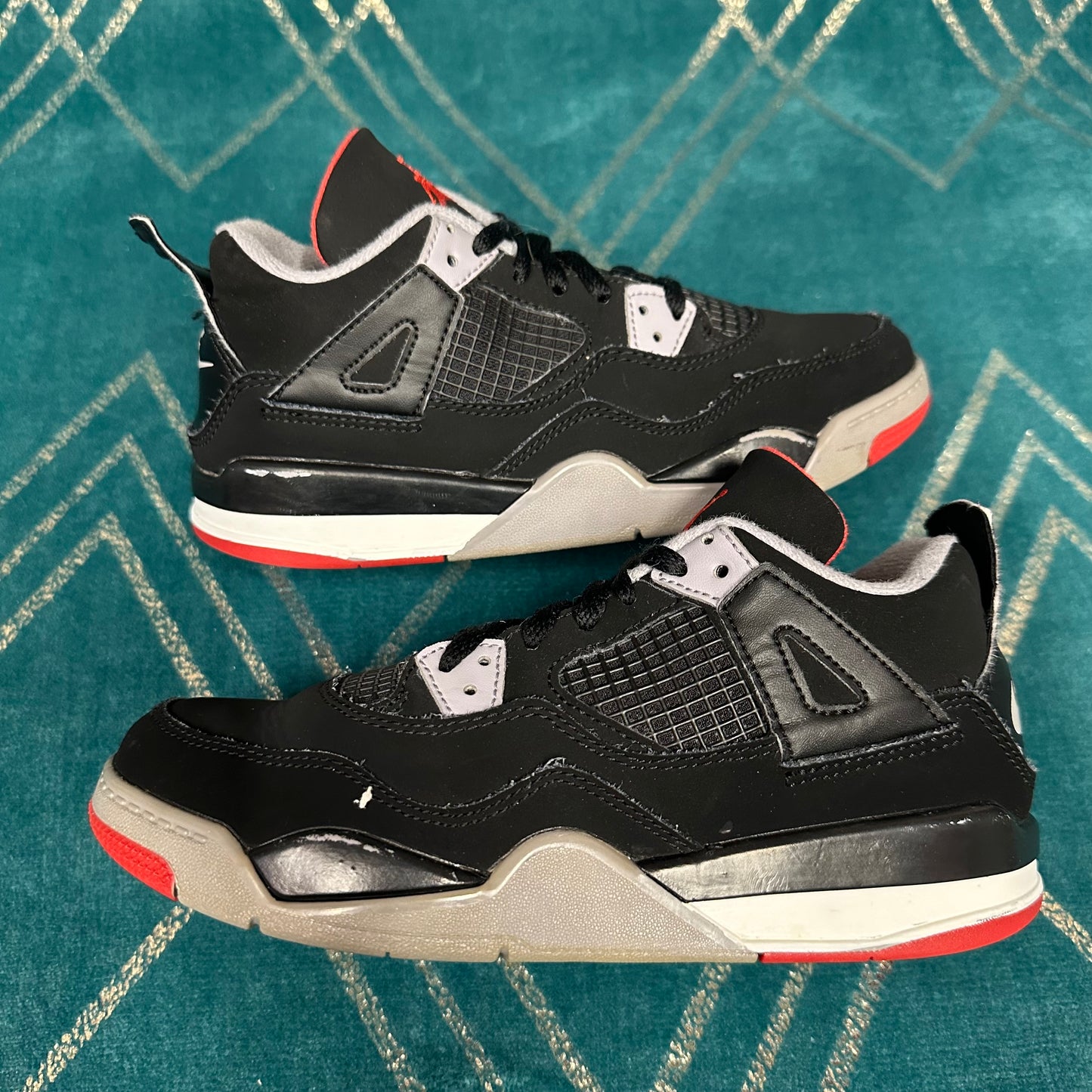 JORDAN 4 BRED 2019 (PS) UK1.5 *PRE-LOVED*