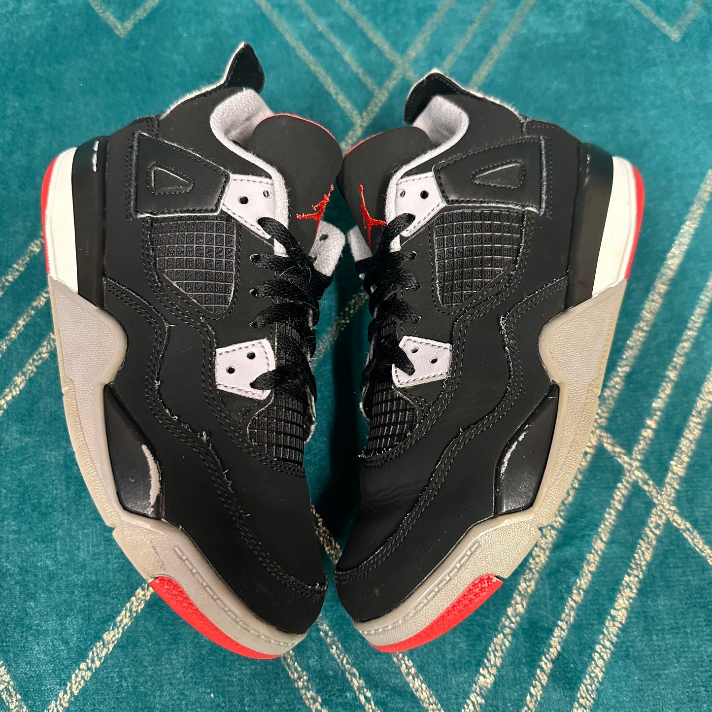 JORDAN 4 BRED 2019 (PS) UK1.5 *PRE-LOVED*