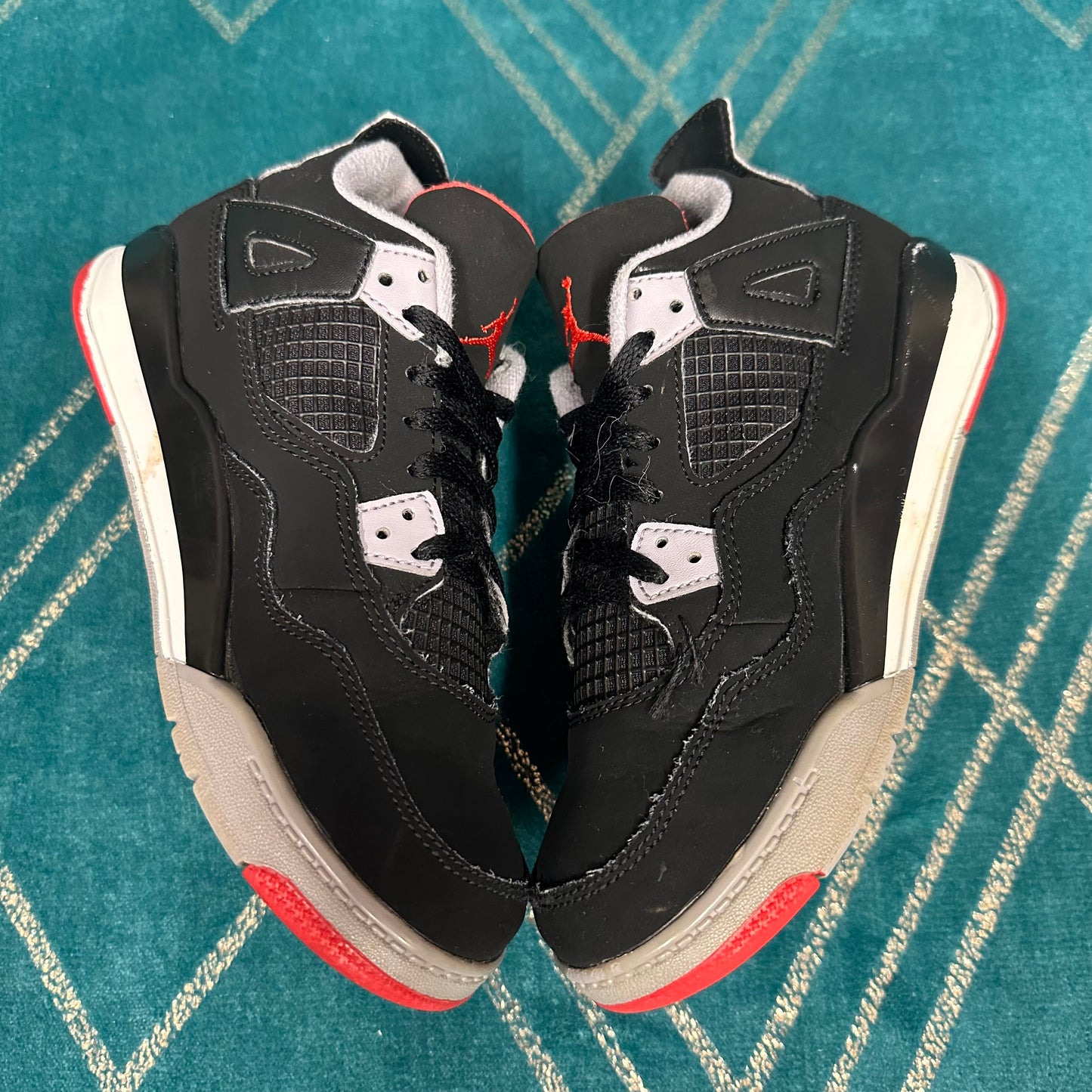 JORDAN 4 BRED 2019 (PS) UK1.5 *PRE-LOVED*