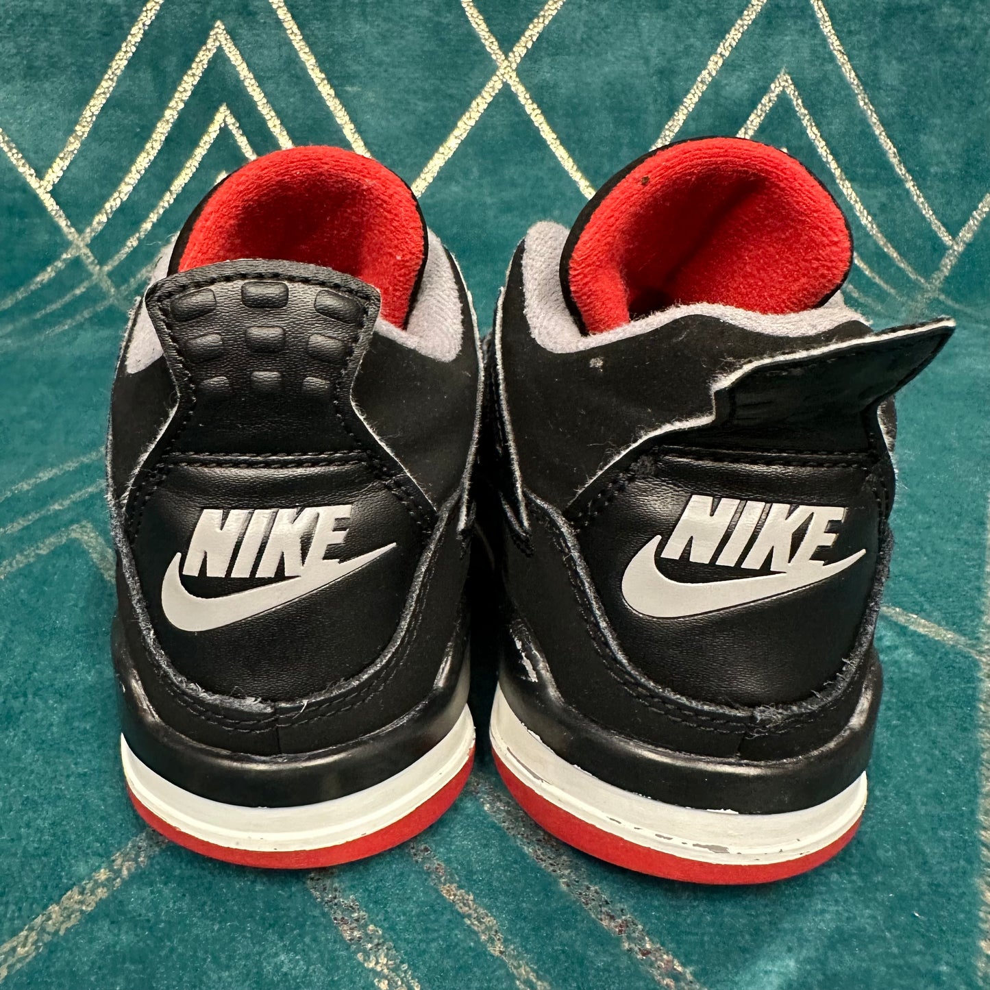 JORDAN 4 BRED 2019 (PS) UK1.5 *PRE-LOVED*