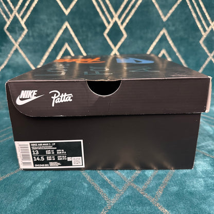 AIR MAX 1 PATTA MONARCH UK12 *PRE-LOVED*