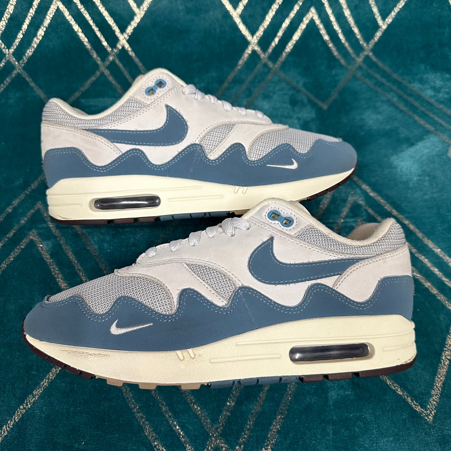 AIR MAX 1 PATTA AQUA UK8.5 *PRE-LOVED*