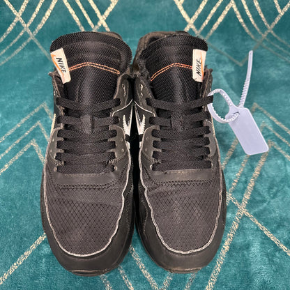 AIR MAX 90 OFF-WHITE BLACK UK8.5 *PRE-LOVED*