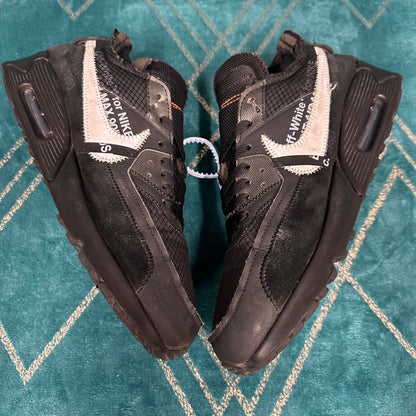 AIR MAX 90 OFF-WHITE BLACK UK8.5 *PRE-LOVED*