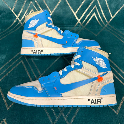 JORDAN 1 HIGH OFF-WHITE UNC UK10.5 *PRE-LOVED*