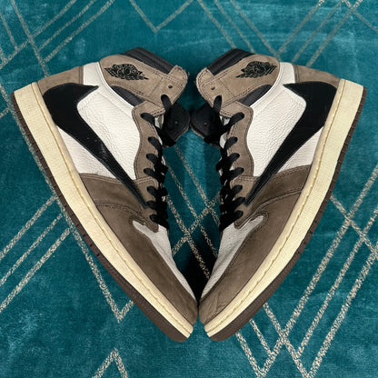 JORDAN 1 HIGH TRAVIS SCOTT UK10.5 *PRE-LOVED*