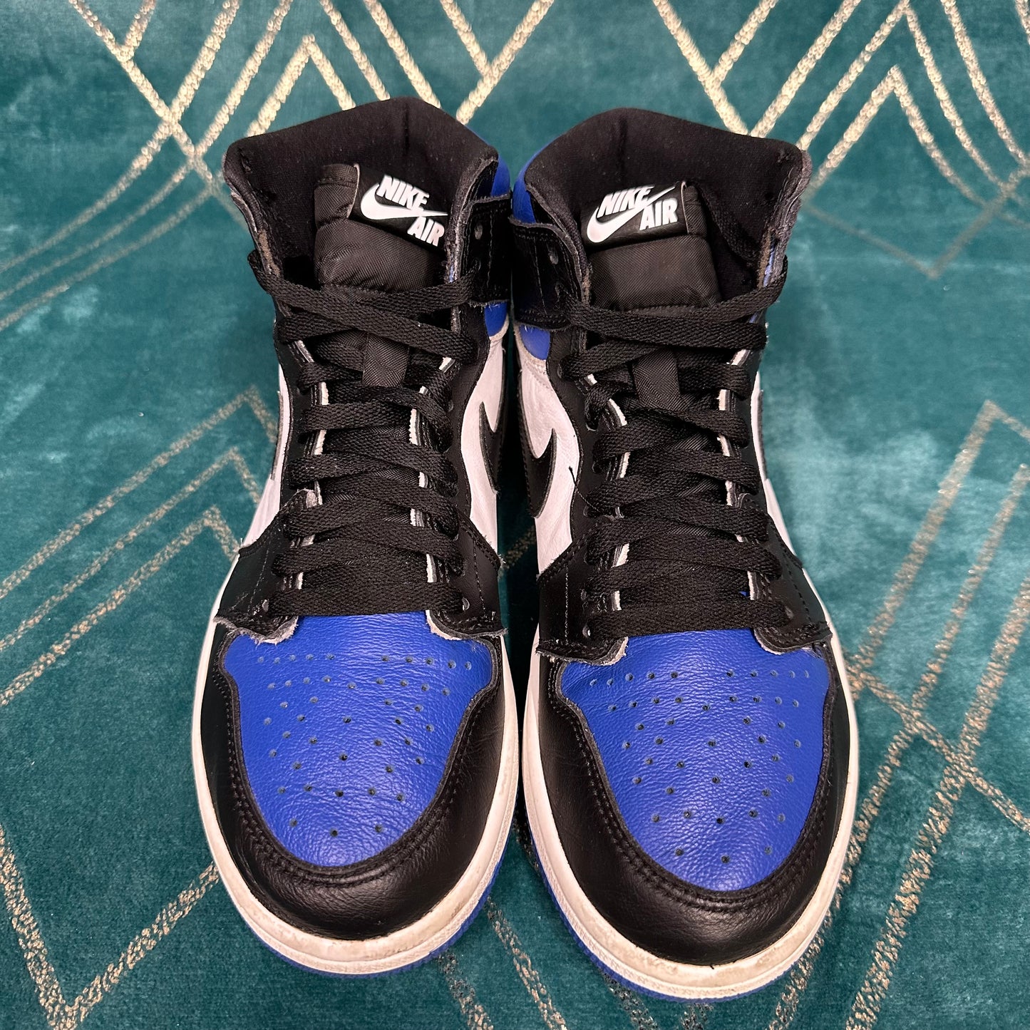 JORDAN 1 HIGH ROYAL TOE UK7 *PRE-LOVED*