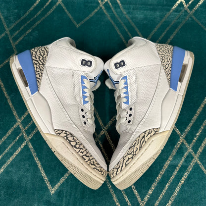 JORDAN 3 UNC UK8 *PRE-LOVED*