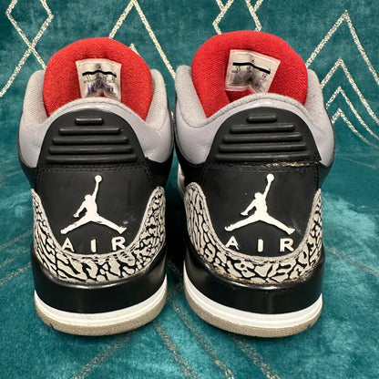 JORDAN 3 BLACK CEMENT 2011 UK10 *PRE-LOVED*