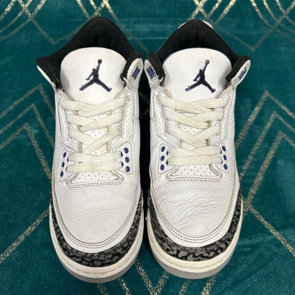 JORDAN 3 DARK IRIS (GS) UK5.5 *PRE-LOVED*