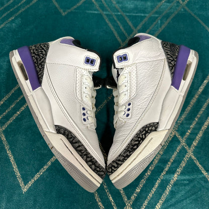 JORDAN 3 DARK IRIS (GS) UK5.5 *PRE-LOVED*