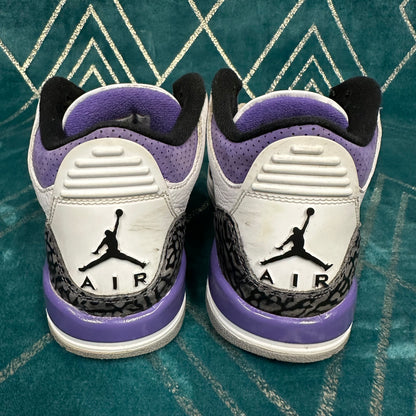 JORDAN 3 DARK IRIS (GS) UK5.5 *PRE-LOVED*