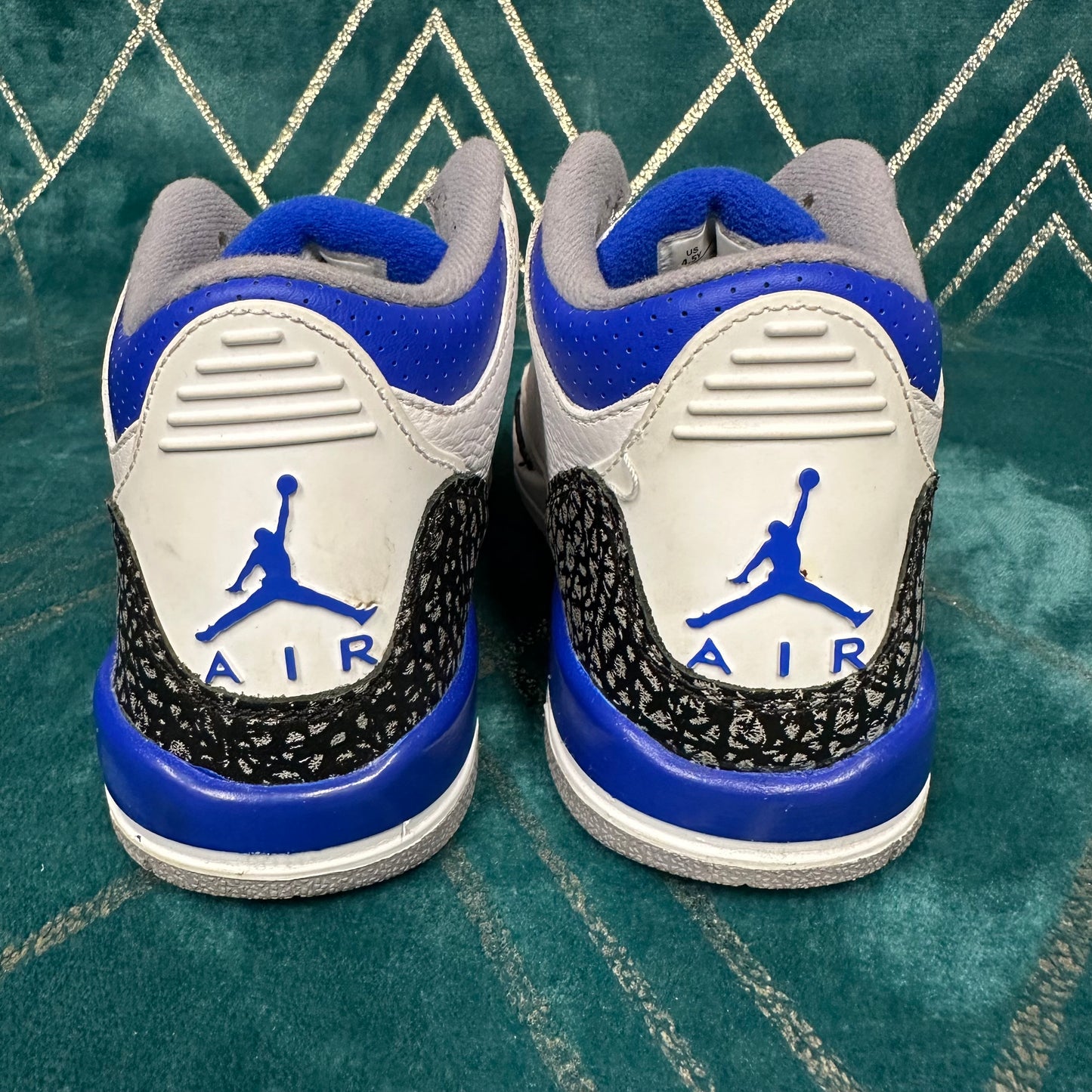 JORDAN 3 RACER BLUE (GS) UK4 *PRE-LOVED*