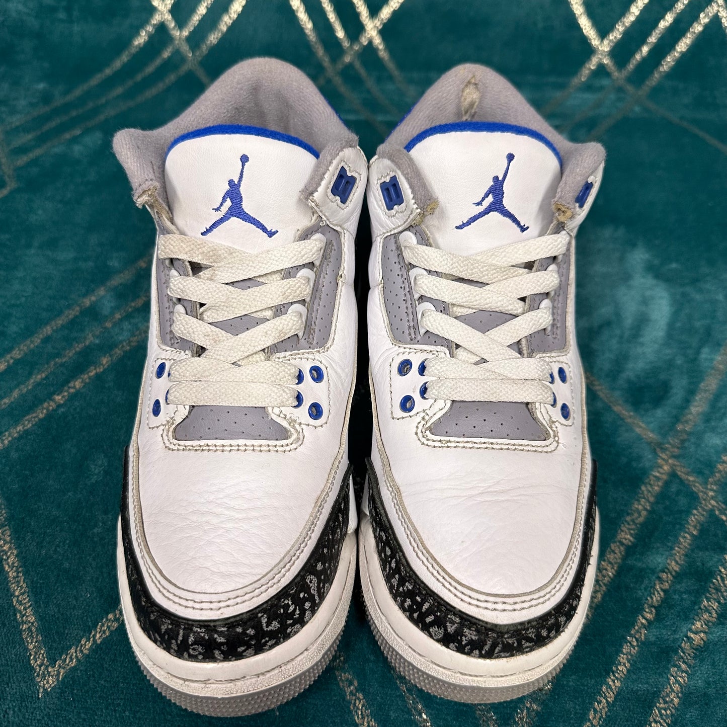 JORDAN 3 RACER BLUE (GS) UK4.5 *PRE-LOVED*