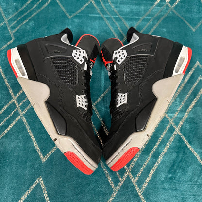 JORDAN 4 BRED 2019 UK9 *PRE-LOVED*